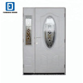 Puerta de metal de diseño de puerta de cristal de panel de alta definición Fangda